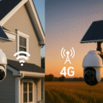 Comparativa de cámaras solares WiFi y 4G para vigilancia: hogar con conexión WiFi vs campo con SIM 4G