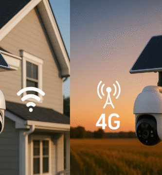 Comparativa de cámaras solares WiFi y 4G para vigilancia: hogar con conexión WiFi vs campo con SIM 4G