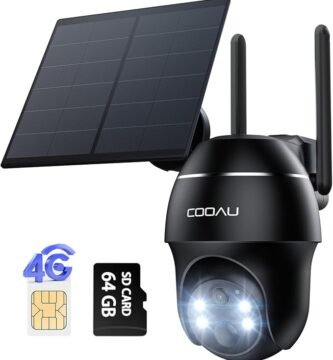 Cámara solar 4G COOAU G1 Pro